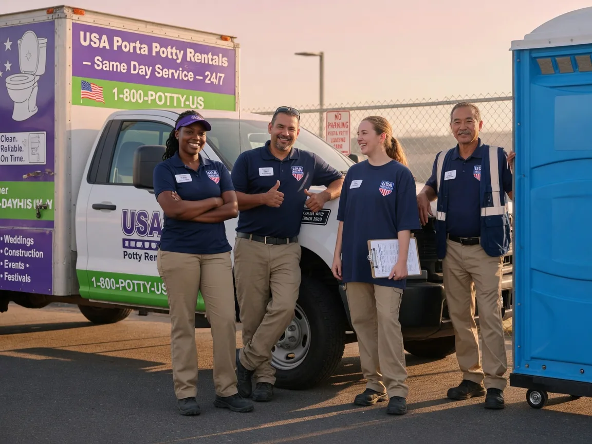 Porta Potty Rental company in Flat Rock, OH